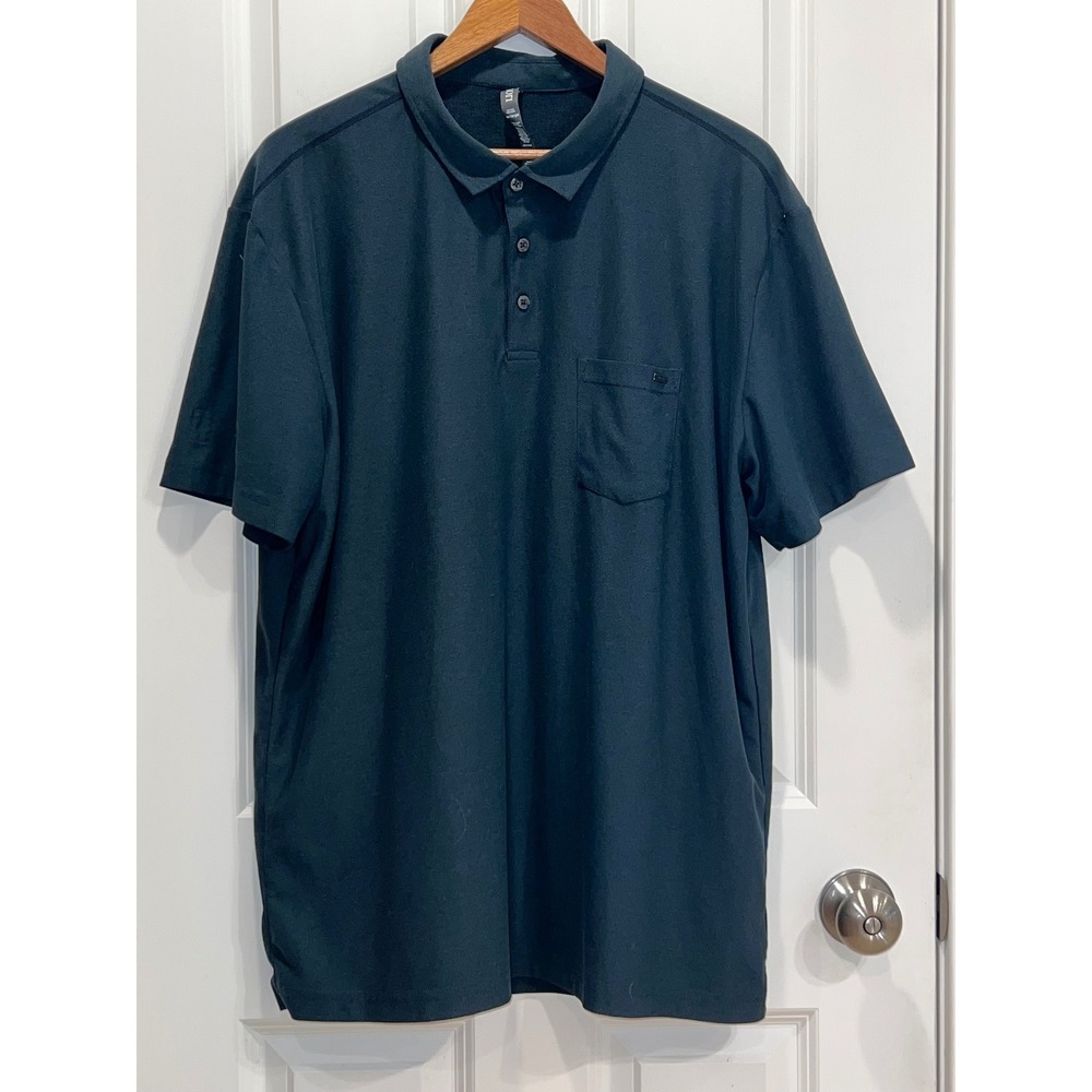 Vuori Men's Dark Teal Polo Shirt